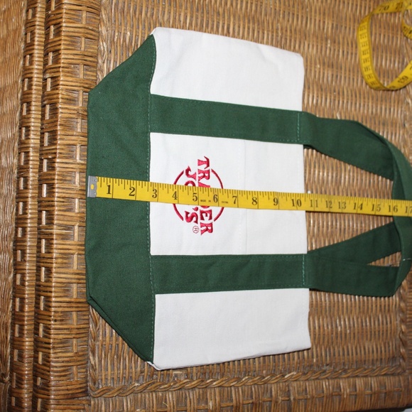Trader Joe's mini canvas tote bag. - Picture 3 of 4